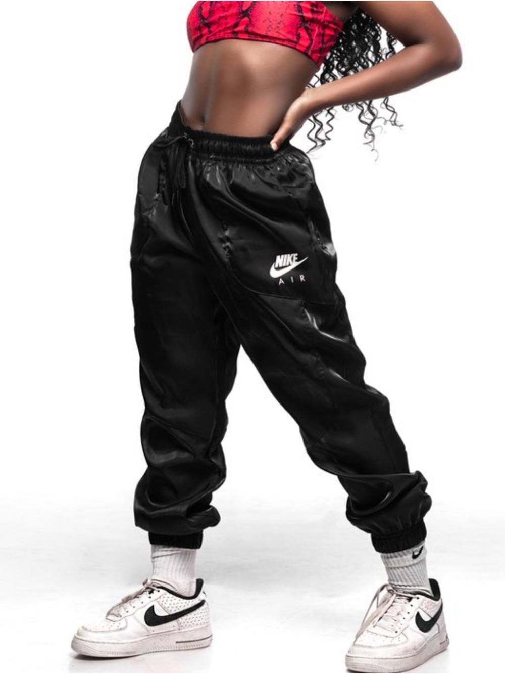 Nike Black Track Jogger Pants